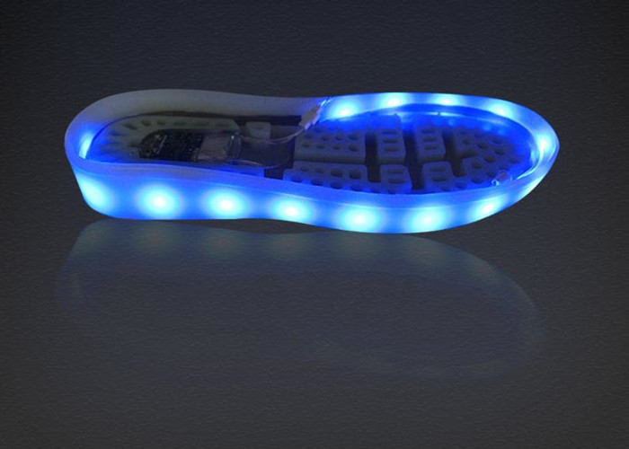 450MA LED Light Strips For Shoes , Usb Powered Rgb Led Strip Rechargeable