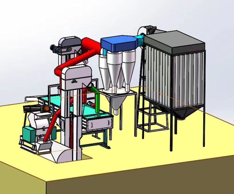 High Performance Destoner Machine Stones Purifier For Carbonizing Materials