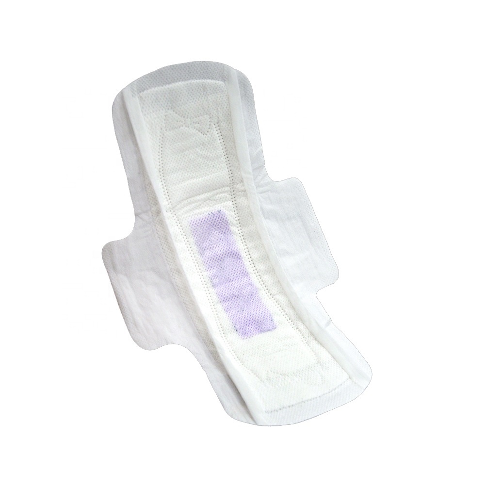 Breathable Top Sheet Disposable Lady Anion Chip Sanitary Pad for Sensitive Skin and Day