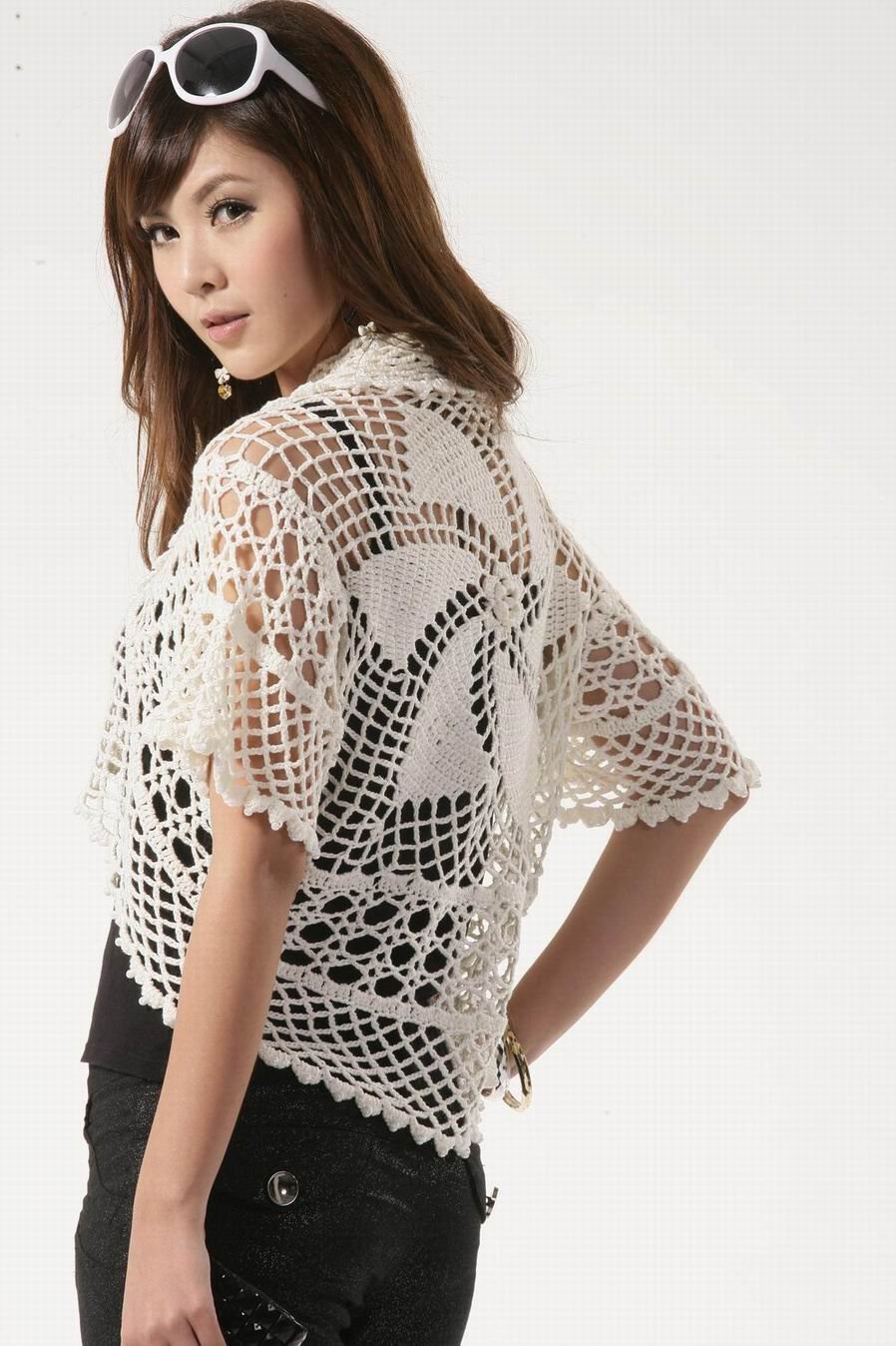Ladies' elegant heart pattern pullover O neck long sleeve knitwear stylish Casual Slim knitted sweater Tops