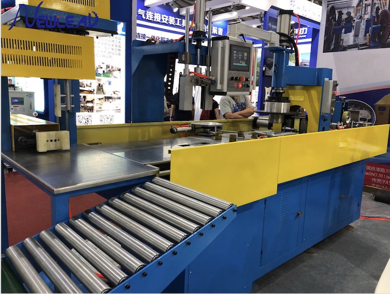 Cable automatic winding tie film packing labeling