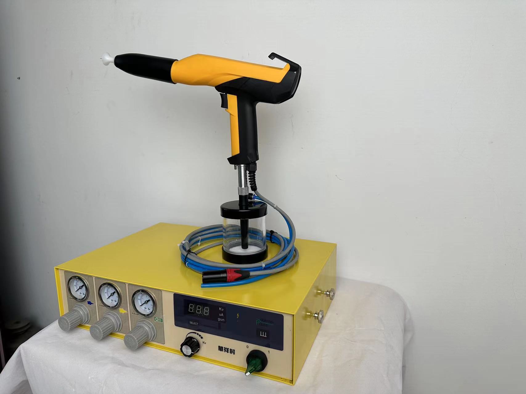 50W Intelligent Electrostatic Powder Coating Machine for Metal Coating Production Line