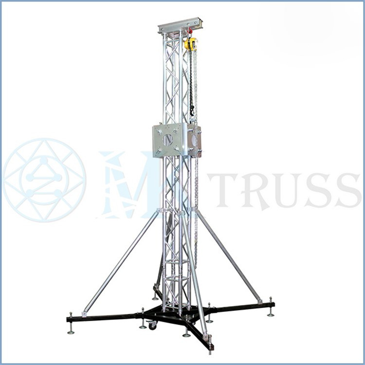Aluminum Ground Support Truss Tower System for 400mm Truss Frame Junction Way Hinge