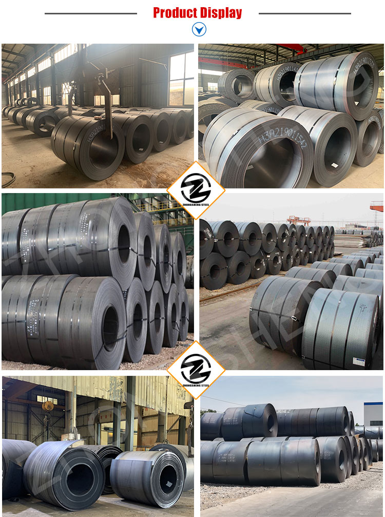 Q195 Q235 Q345 Q345B SPHC Hot Rolled Carbon Steel Strip/coil Skin Pass Yes Width 600-3000mm