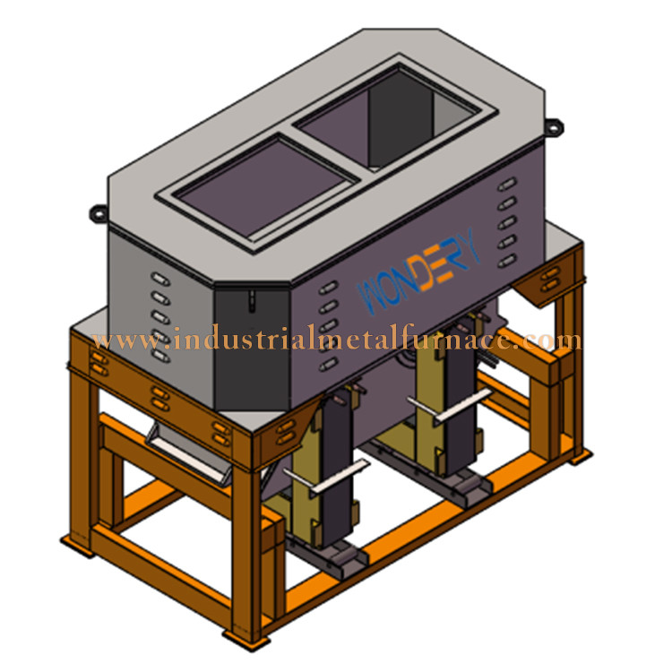 Induction Copper Melting Furnace Gravity Casting 380V