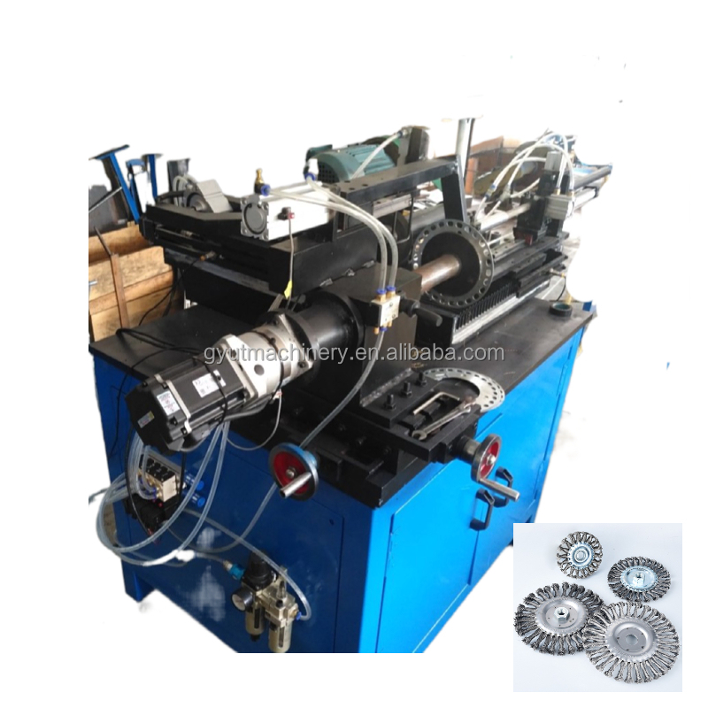 Fully Automatic Multi-Size Copper Wire Wheel Brush Making Machines with 2.2kw Motor