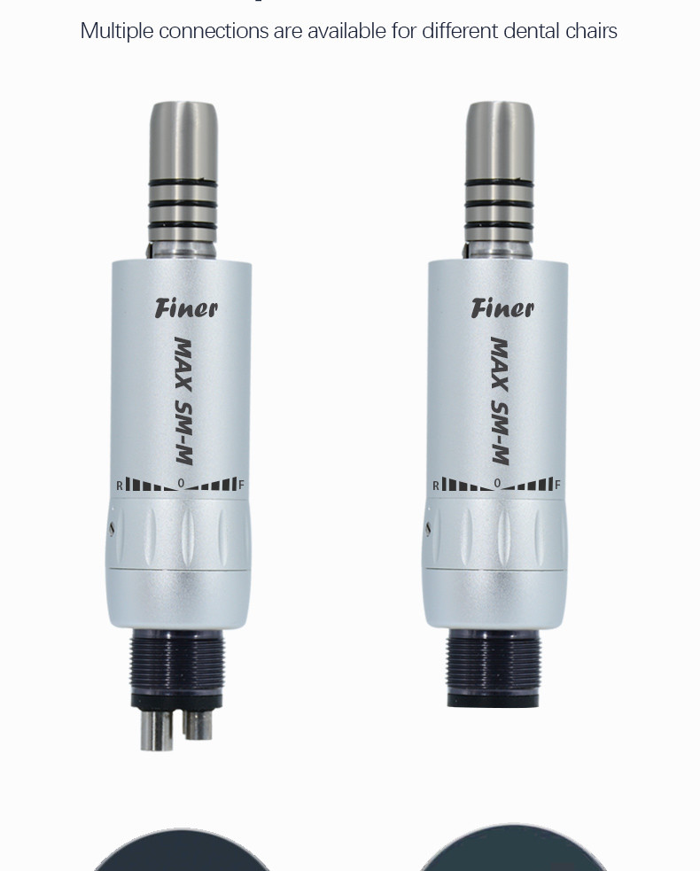 Portable Silver Dental Straight Handpiece , Multipurpose Contra Angle Hand Piece