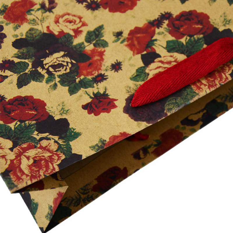 Eco Friendly Simple Style Custom Printed Paper Bag Highly Durable