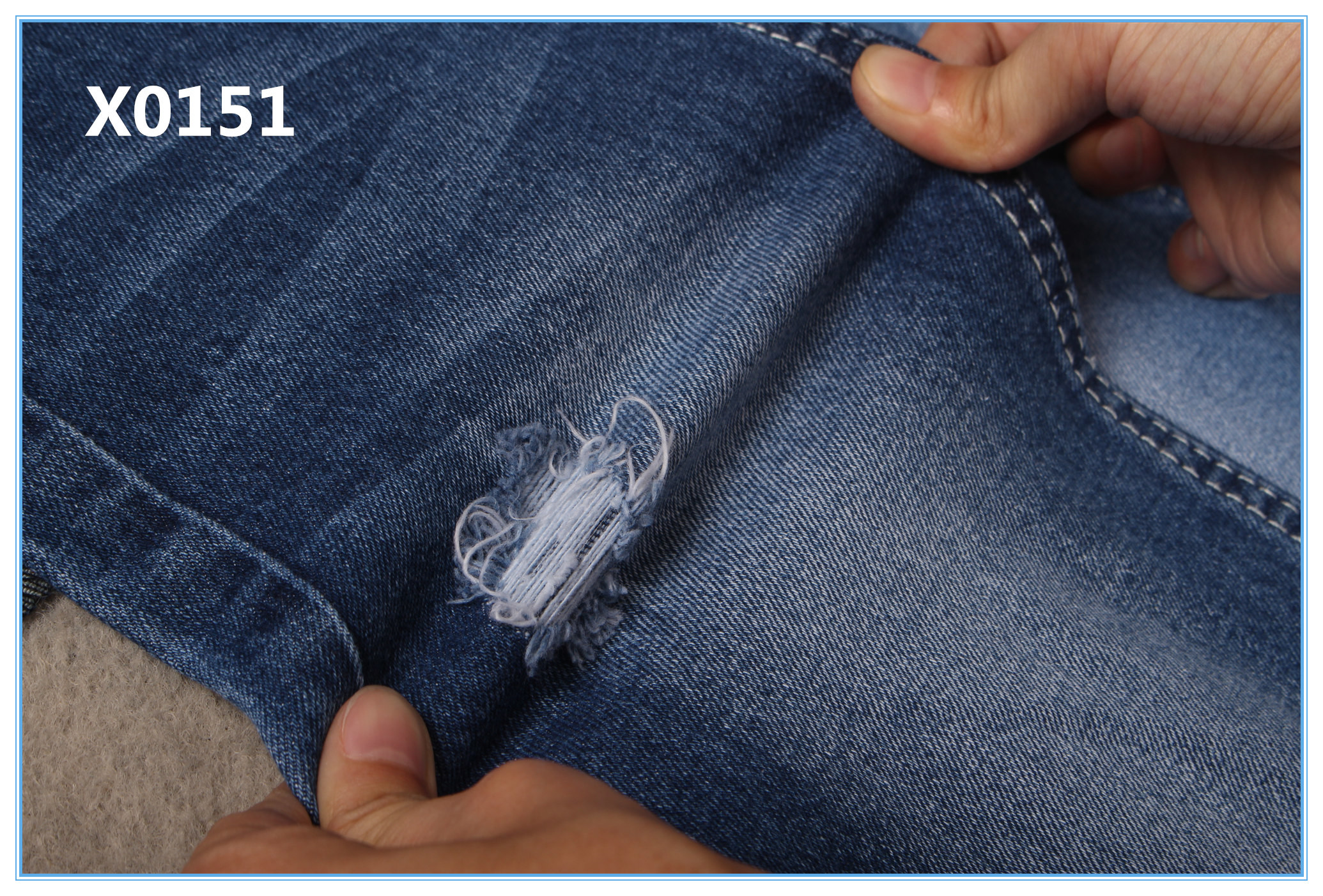 10 Oz Boyfriend Clean Style 98 Cotton 2 Lycra Denim Fabric Denim Textile