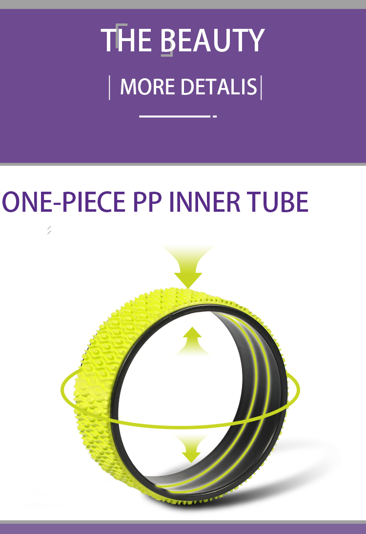 33CM X 13CM Sports Pilates Yoga Exercise Wheel ECO Core Flexibility For Back