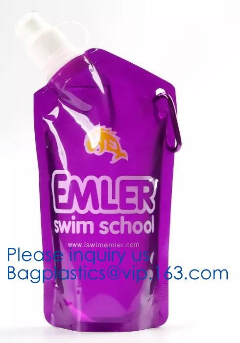 Custom Reusable Juice Food Packaging Plastic Bag Alcohol Drink Wine Spout Pouch Bag,liquid spout pouch/wine drink juice