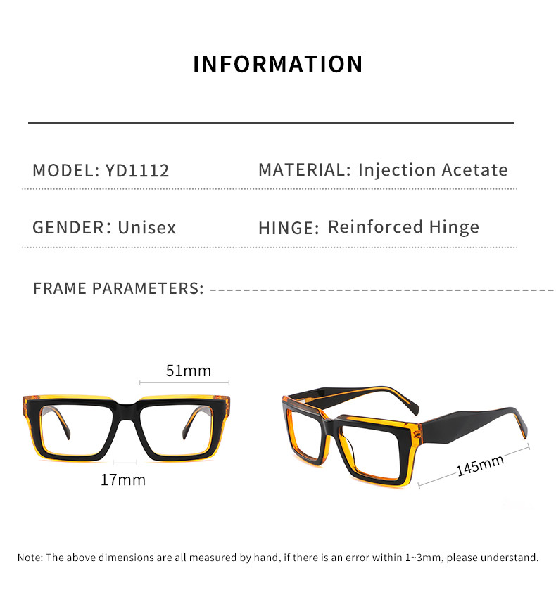 Thick Acetate Frame Glasses 145 mm , Tortoiseshell women frame glasses
