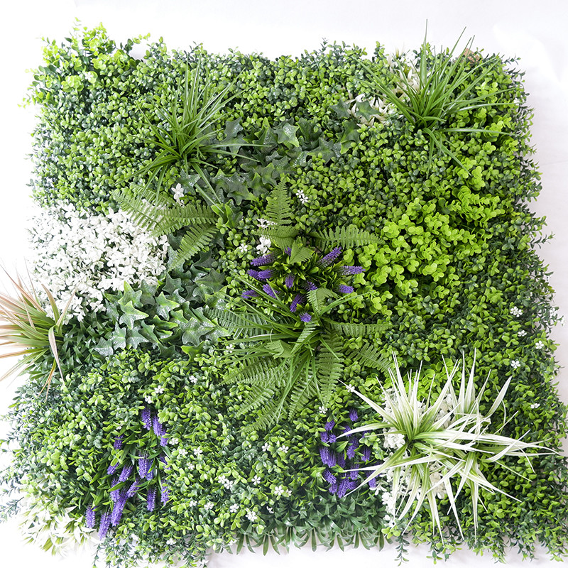 Greenery Fence Artificial Grass Walls Panels 2*25 Faux Living Outdoor