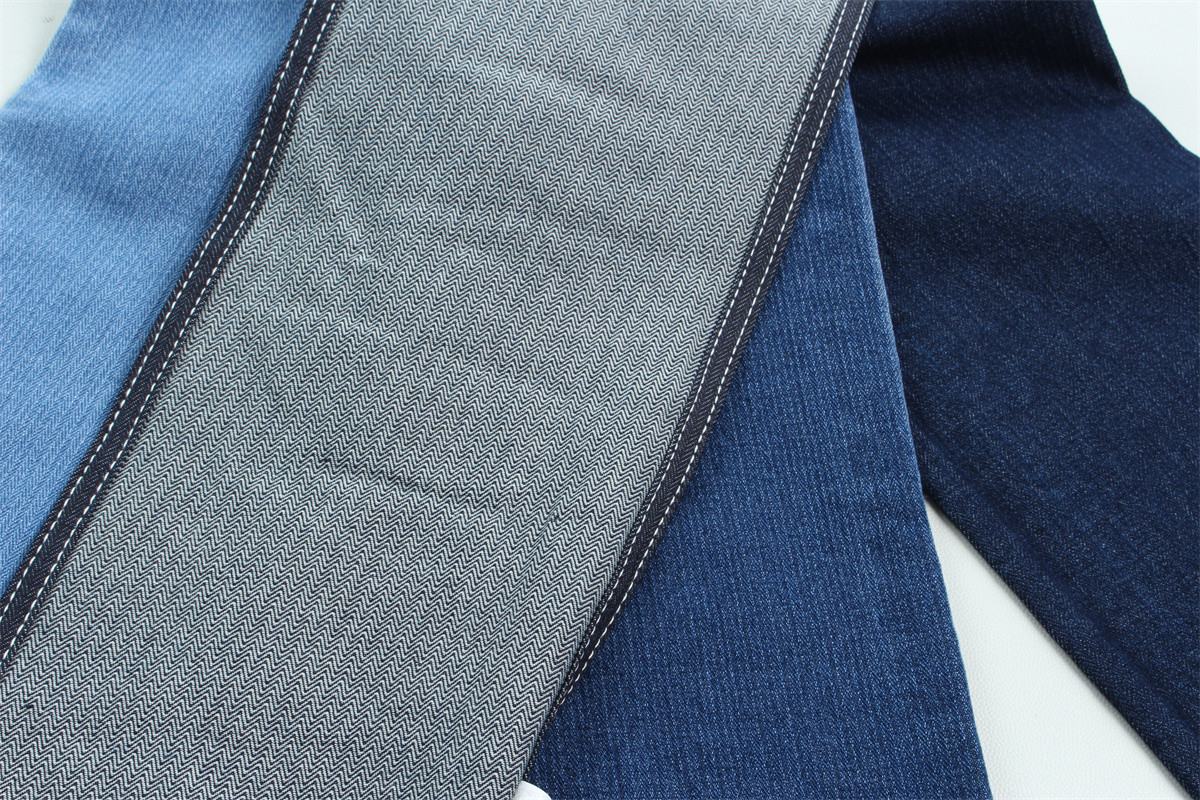 New Herringbone Denim Fabric M0562D LOW Stretch Denim Fabric For Fashion Jeans