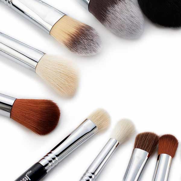 Jessup 27pcs Professional Makeup Brush Kit Copper Ferrule Synthetic Hair