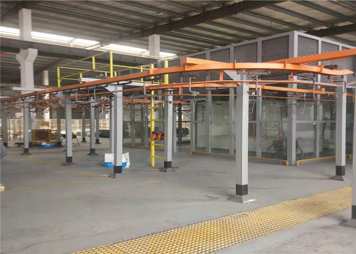 Full Automatic Green PVC Powder Coating Line , Wire Mesh Coating Production Line