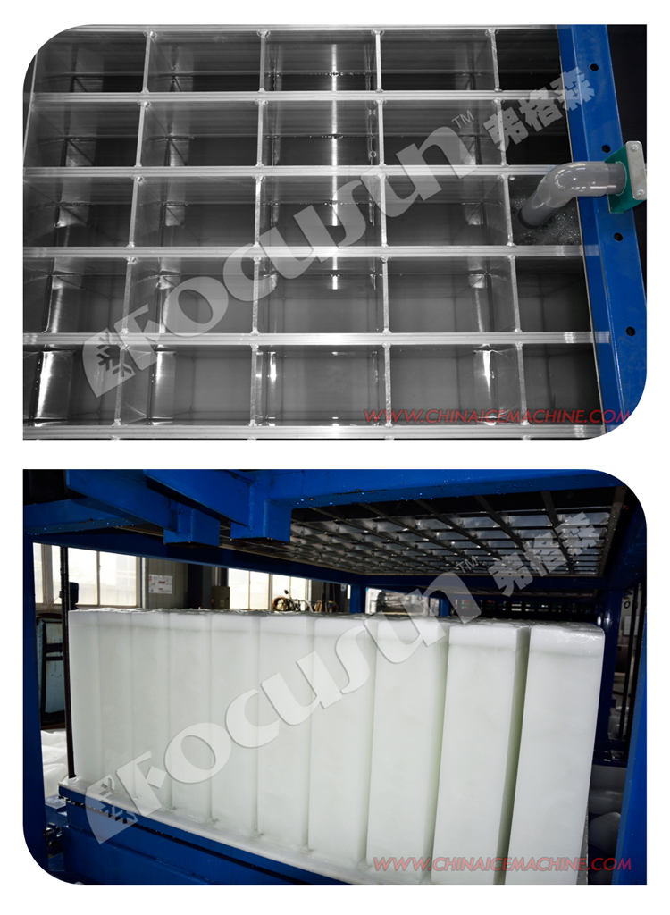 12 Tons Per Day Industrial Block Ice Making Machine for Large Scale Ice Production