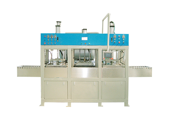 Fiber Molded Pulp Moulding Machine , Rice Straw Tableware Making Machine 130kw