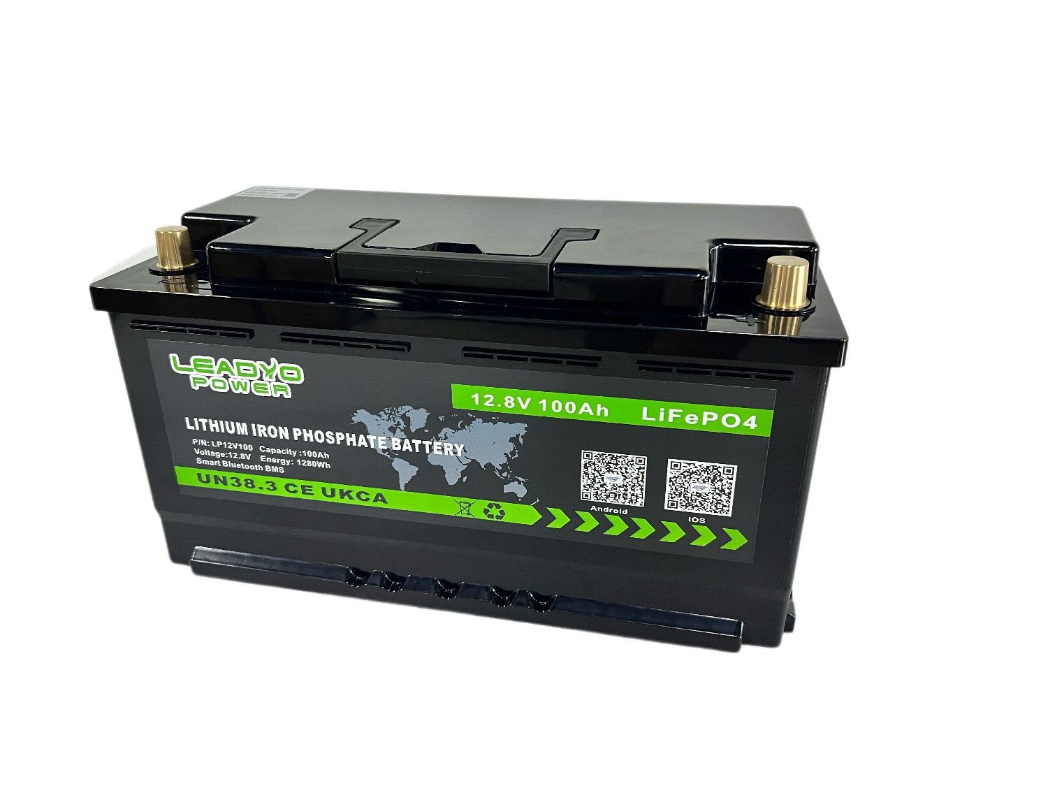 Dual Purpose Marine Lithium ion Battery 12v 100Ah CCA1200 LiFePO4 Starting & Deep Cycle Lifepo4 Batteries