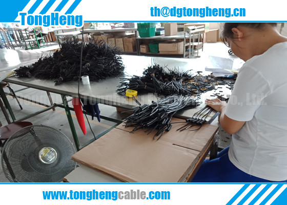 Pair Twisted Tinned Copper Shield Retractable Cable
