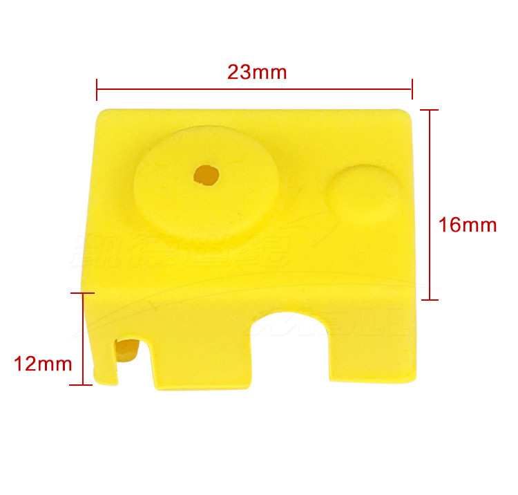 Custom Made 5pcs 3D Printer Silicone Rubber Case MK7 MK8 MK9