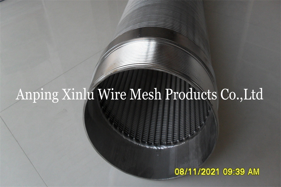 10-3/4" Diameter Wire Wrapped Filter Screen Pipe featuring 2.3x3.5mm Support Wire Well Strainer Tube