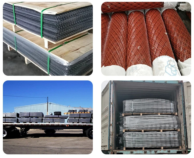 Heavy Duty Diamond Wire Mesh Fence 1.8M Expanded Metal Mesh Fencing For Exterior Railing