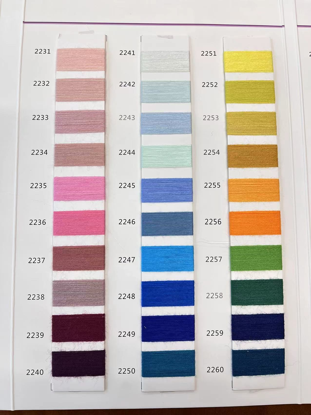 Very soft and flexible knitted yarn 28S/2 VISCOSE NYLON PBT 200 colors of core-spun yarn for flat machine sweater