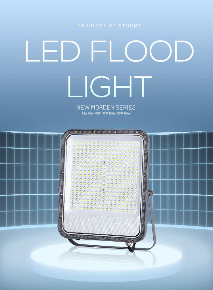 P65 Waterproof Outdoor 50w 100w Reflector Led Focos 200w 300w 400w 500w Solar Led Flood Light