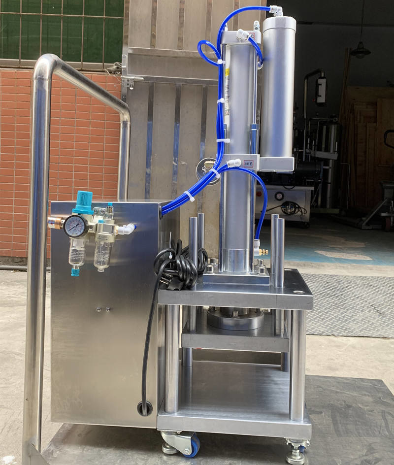 Semi-Automatic Eye Shadow Lab Scale Cosmetic Powder Pressing Machine