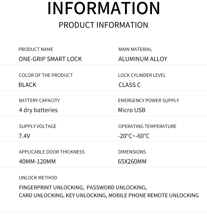 S811 Smart Home Door Lock Fingerprint Zigbee Wifi TTlock APP Remote Control Tuya Door Lock