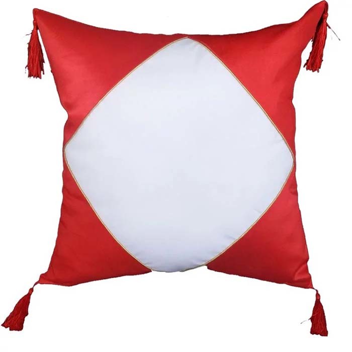Sublimation Satin Polyester Pillowcase With Ear Of Wheat For Sublimation Photo Printing