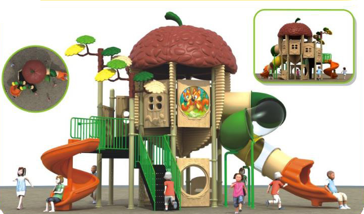 amusement park attractive climbing play structure plastic playground for kids