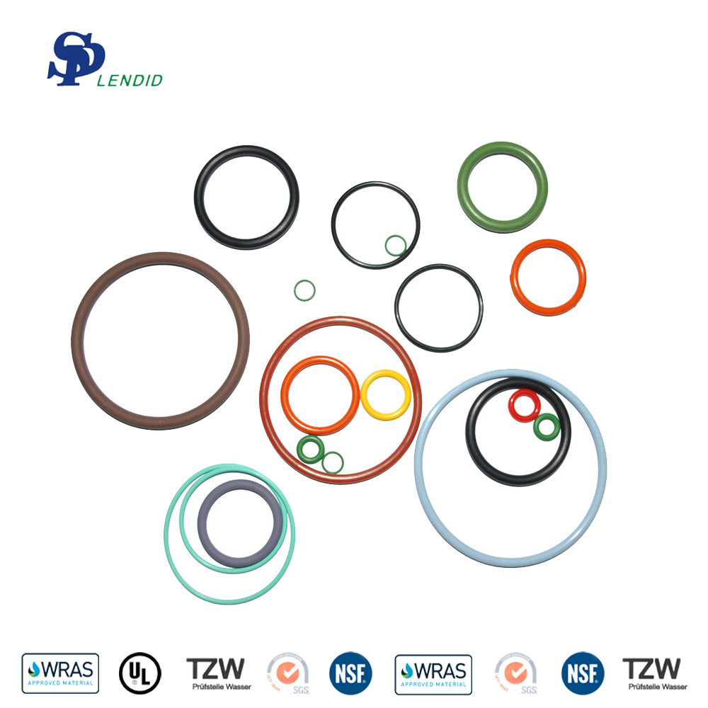 Silicone/FKM/HNBR/PU/EPDM Rubber O Rings 100% Automatic Inspection