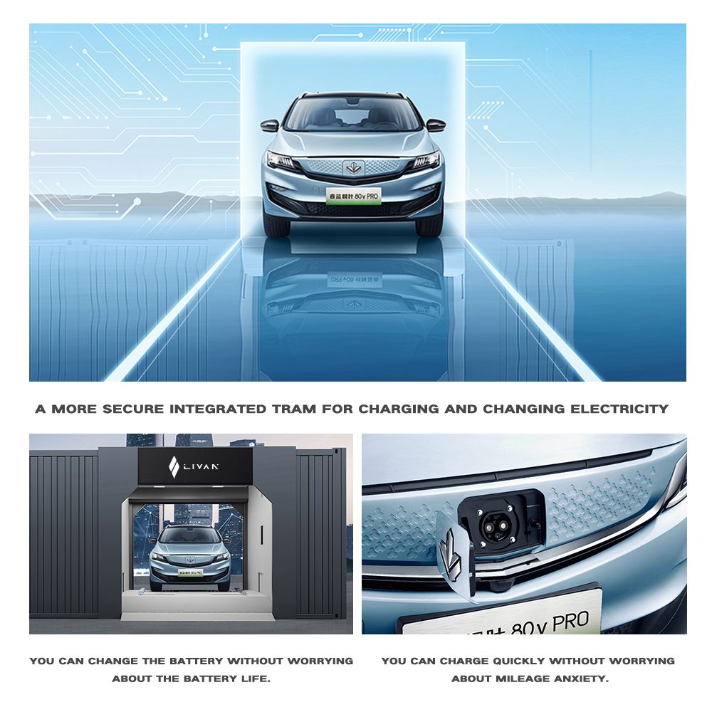 Advanced Energy Technology Geely Livan Electric Car with CATL or Gotion tech Battery and 5-door-6-seater Body Structure