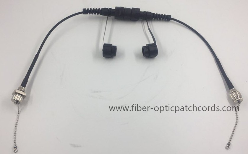 TFOCA 4 to TFOCA 4 Tactical Fiber Cable Assembly TFOCA to TFOCA 4Core Fiber Optic Patch Cord
