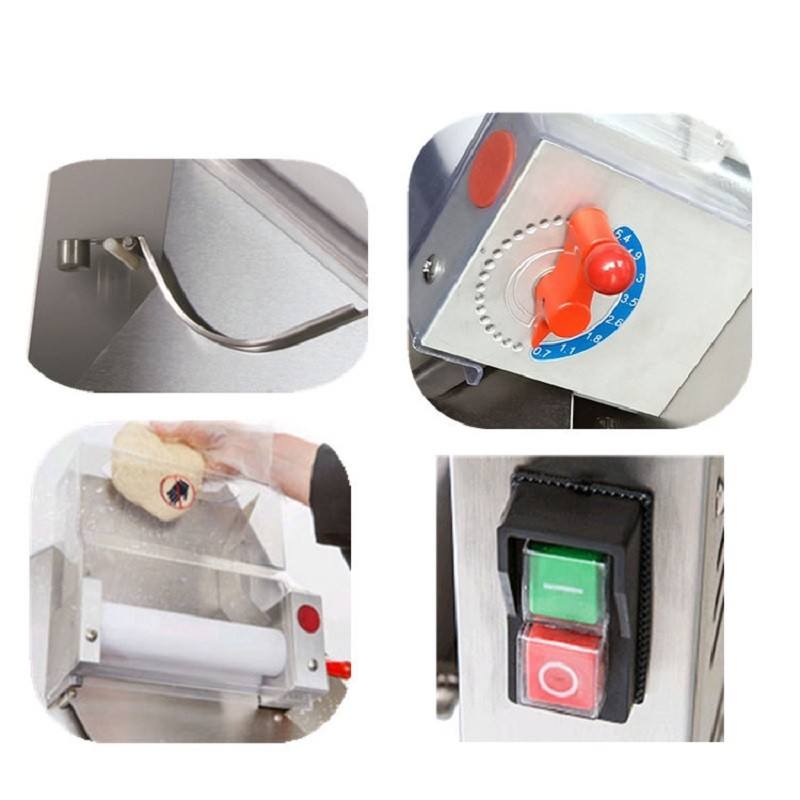 0.45KW Manual Pizza Dough Press Machine Stainless Steel 304 Material
