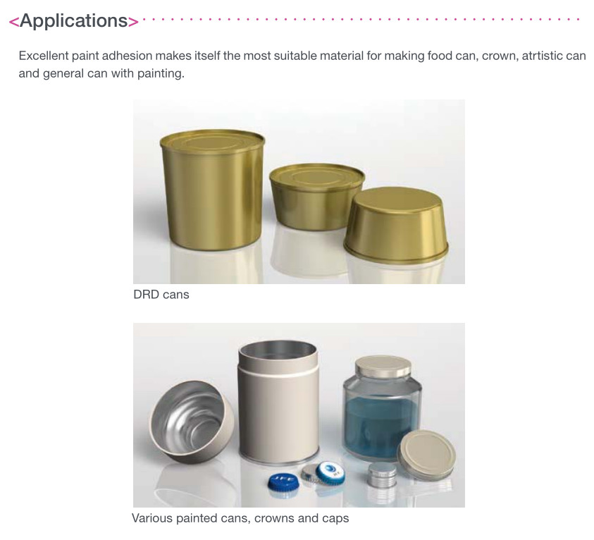 TINPLATE For Food Cans Tin Plated Steel 660-1000mm Width ASTM Welding Tinplate SPTE TFS