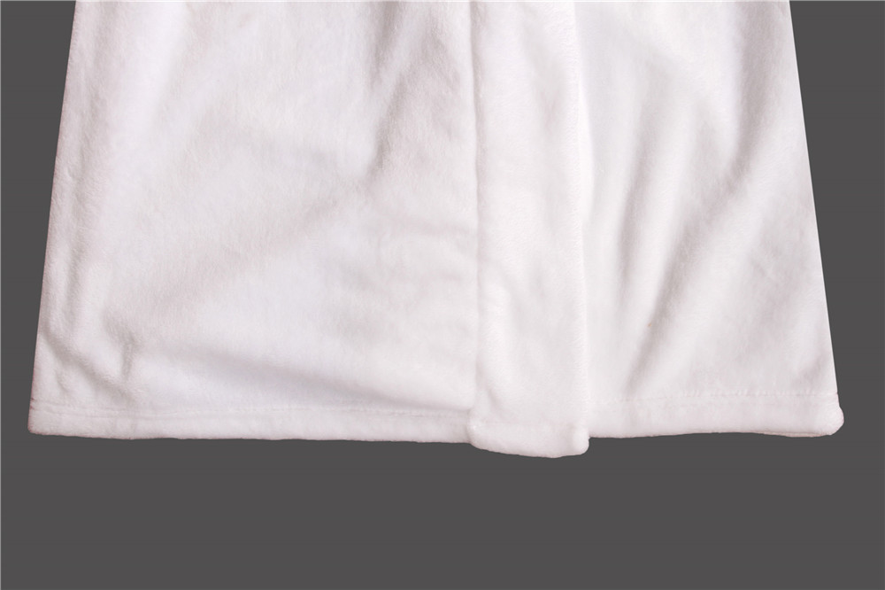 Stockpapa 100% Polyester Womens White Long Bathrobe For Winter