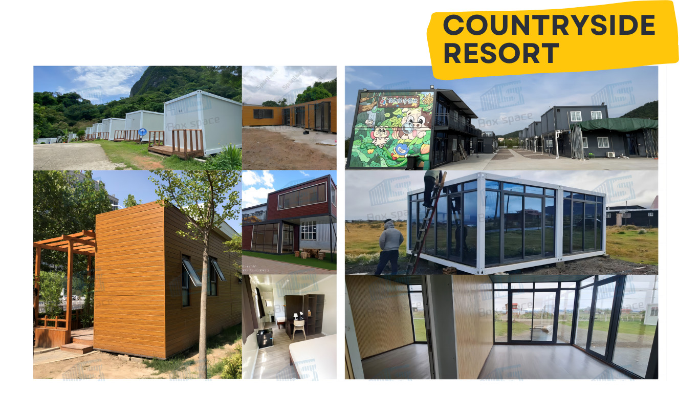 Boxspace Container House Capsule Villa For Outdoor Home Container House Container Office With Bathroom 20ft Container Office