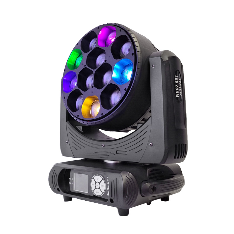 12pcs 40W LED Moving Head Focusing Dye Stage Lights For Outdoor Night Club