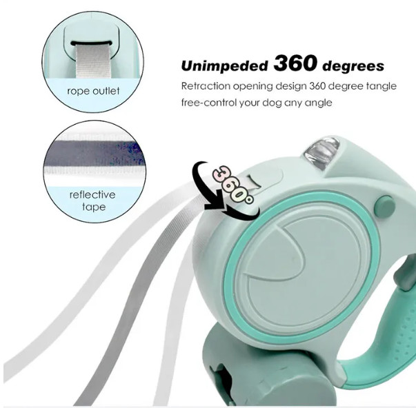 Foam Handle Reflective Dog Leash Heavy Duty Custom Braid Nylon Pet Dog Leash Rope