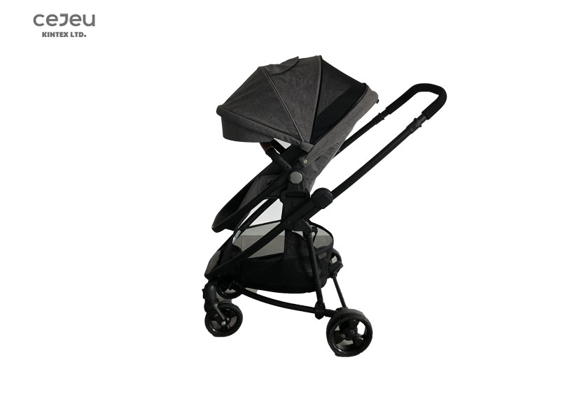 Foldable Lightweight Baby Stroller With Adjustable Seat Back