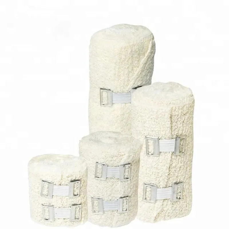 Uniform Depression No Easy Slide Pure White Crepe Elastic Bandage For Hospital