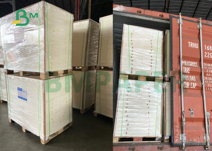 0.6MM 0.7MM 1.1MM Fast Absorption Natural Wood pulp White Coaster Board 