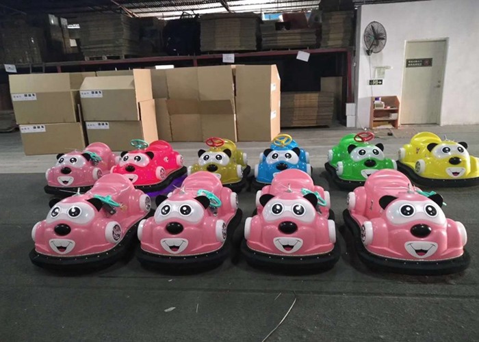 Plastic Material Battery Drift Animal Ride , Coin Operated UFO Bumper Cars