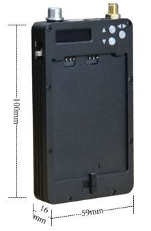 NLOS 5~10KM HN-512PRO UHF band Portable H.264 cofdm transmitter for UAV system