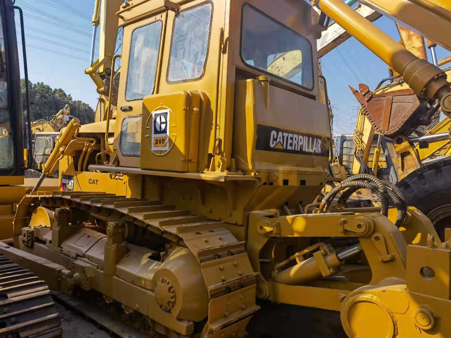 CAT D6D Second Hand Bulldozer 18T Water Cooling
