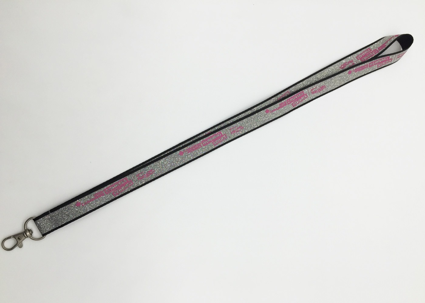 Customized 3 / 4''Glow In The Dark Lanyards Reflective Lanyards For Exhibitions