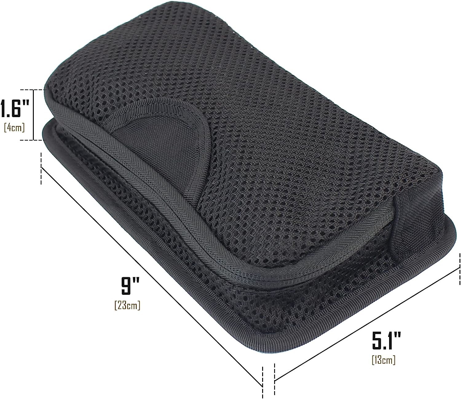 Tactical Mesh Zipper Pouch, Modular Insert Panel Organizer EDC Utility Storage Pocket with Hook-N-Loop Fasteners
